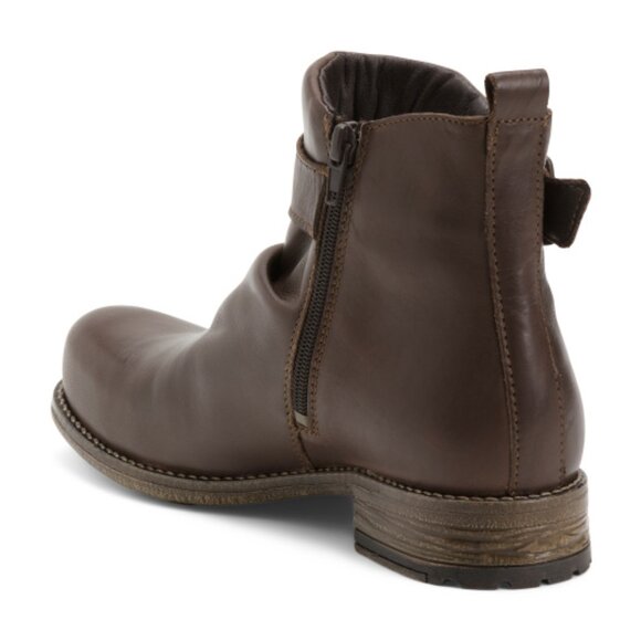 ERIC MICHAEL Made In Portugal Leather Tucson Booties - Picture 2 of 3